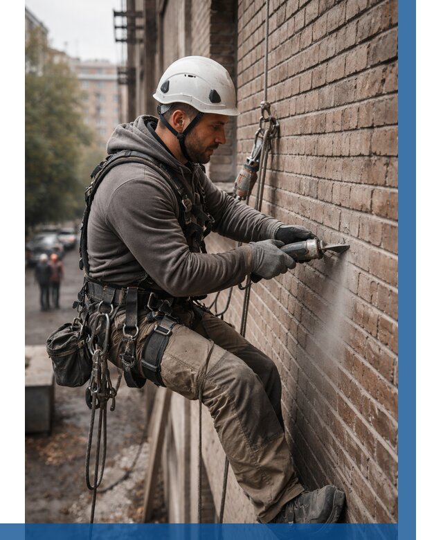 Расшивка кирпичных швов в Долгопрудном от 609 р. | ВЫСОТНИК-Длг