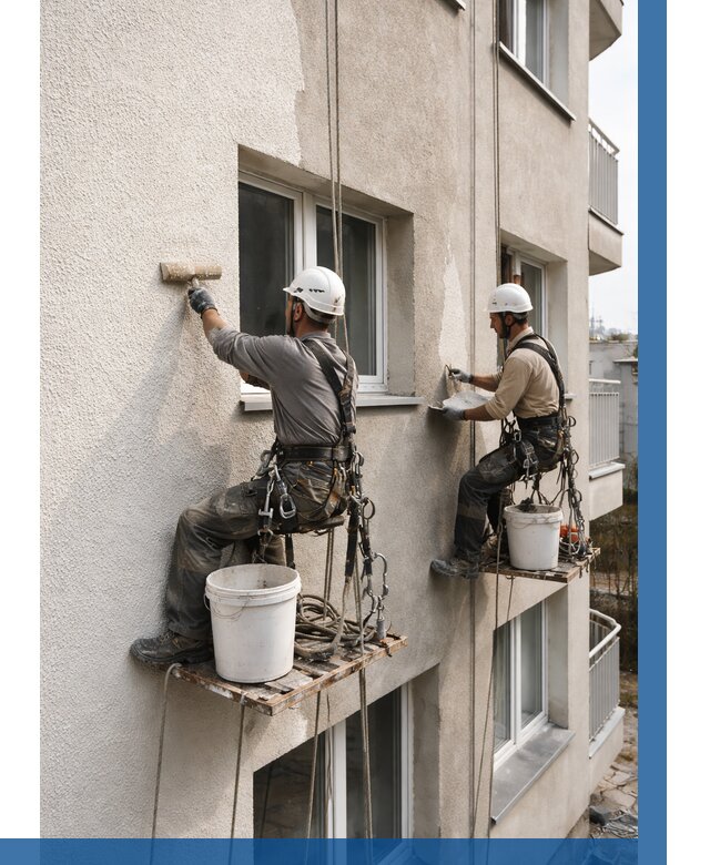 Нанесение короеда на фасад в Долгопрудном от 457 р. | ВЫСОТНИК-Длг