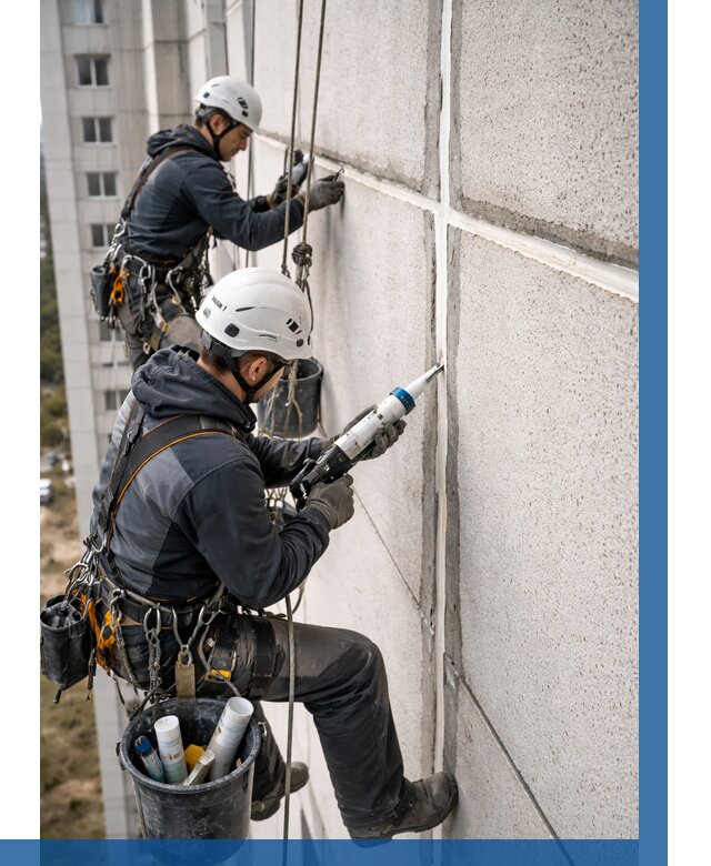 Герметизация межпанельных швов в Долгопрудном от 710 р. | ВЫСОТНИК-Длг