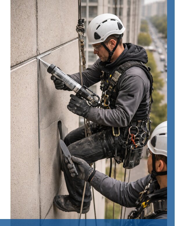 Первичная герметизация швов в Долгопрудном от 609 р. | ВЫСОТНИК-Длг