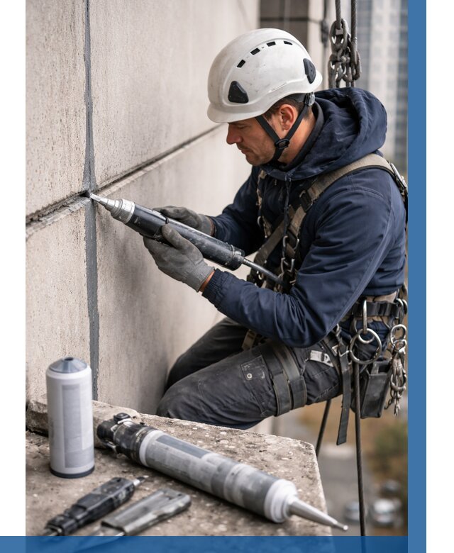 Вторичная герметизация швов в Долгопрудном от 457 р. | ВЫСОТНИК-Длг