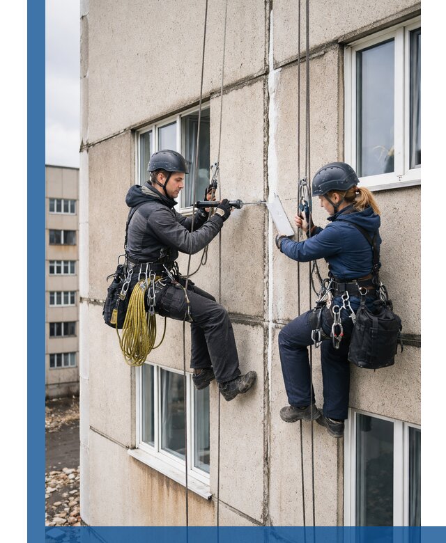 Герметизация межпанельных швов тёплым швом в Долгопрудном