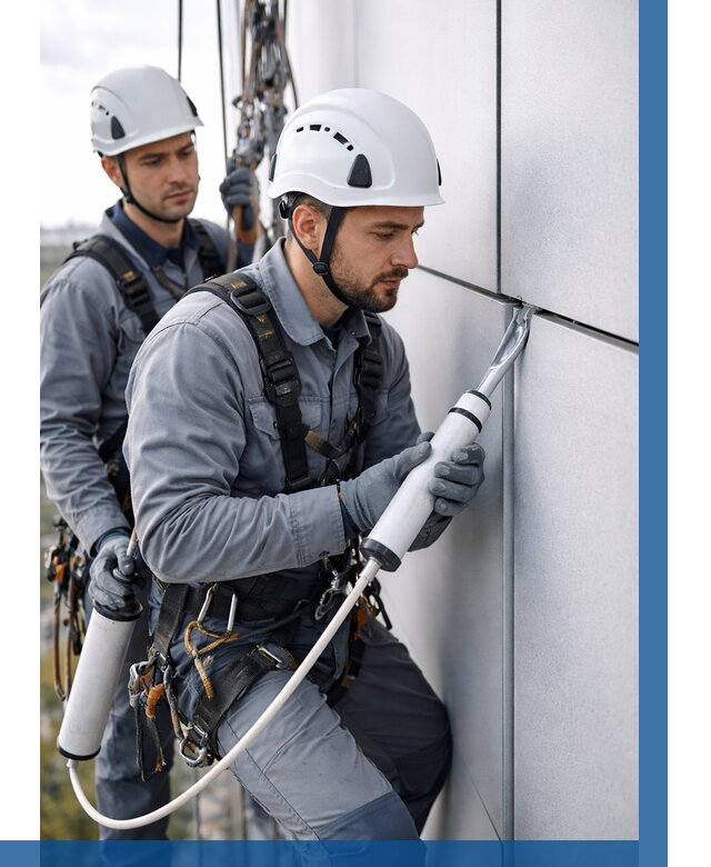 Герметизация швов вилатермом в Долгопрудном от 609 р. | ВЫСОТНИК-Длг