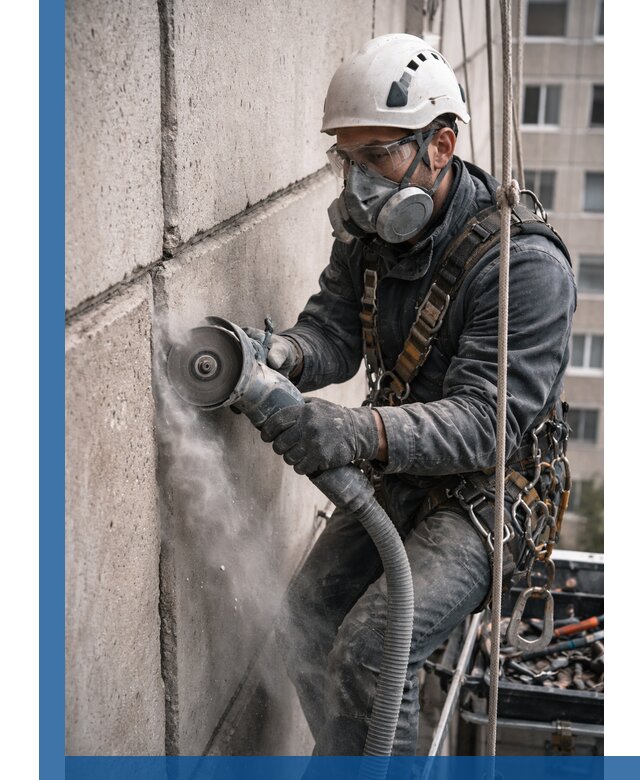 Штробление межпанельных швов в Долгопрудном качественно и быстро