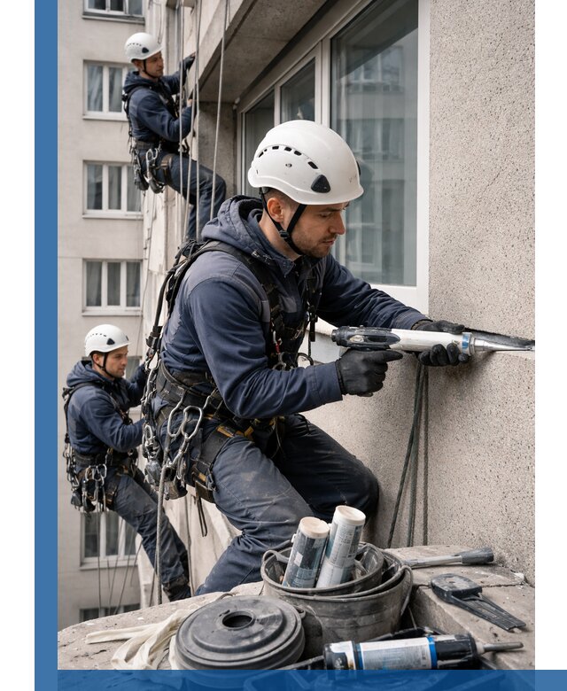 Герметизация швов лоджии в Долгопрудном профессионально и надежно