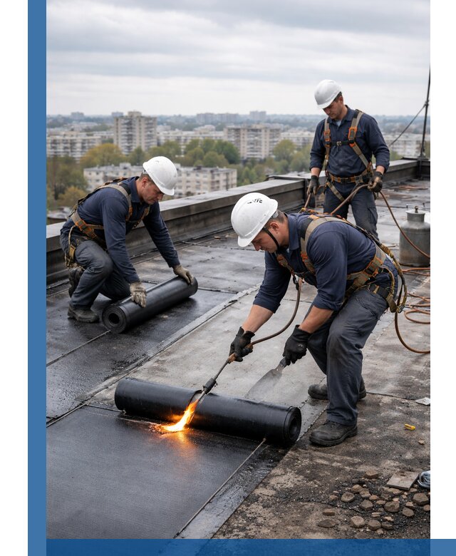 Ремонт наплавляемой кровли в Долгопрудном качественно и надежно