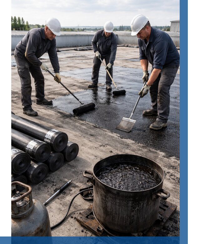 Гидроизоляция кровли мастикой в Долгопрудном от 609 р. | ВЫСОТНИК-Длг