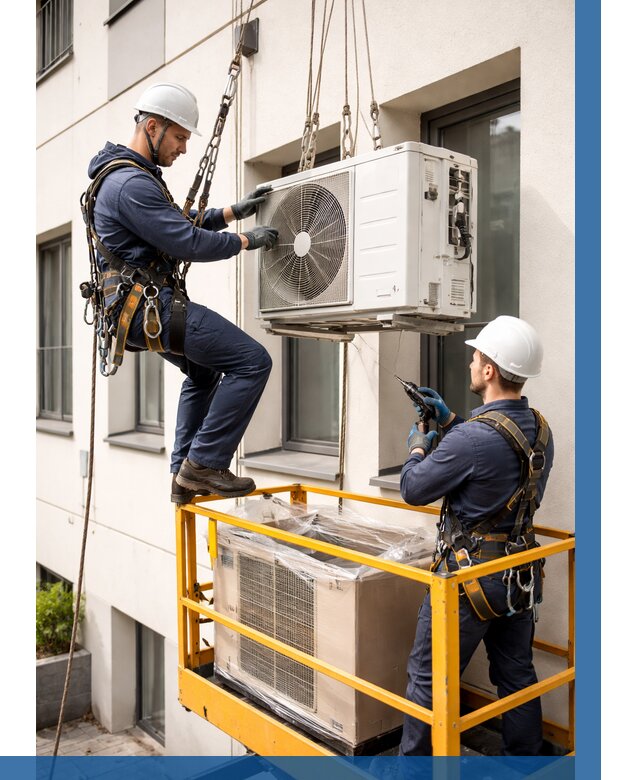 Демонтаж внешнего блока кондиционера в Долгопрудном от 3551 р. | ВЫСОТНИК-Длг