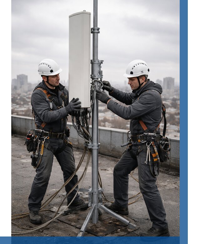 Монтаж антенн связи на крыше в Долгопрудном от 8624 р. | ВЫСОТНИК-Длг