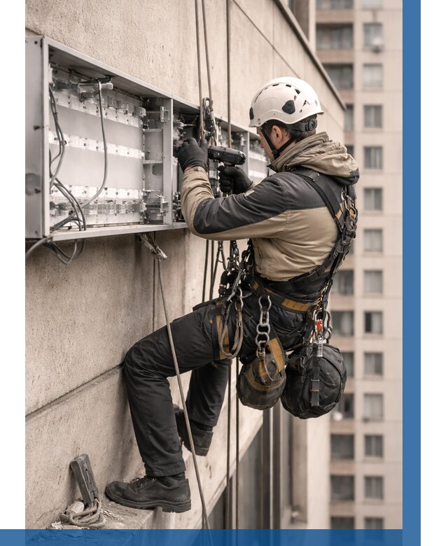 Ремонт вывески на высоте в Долгопрудном от 4566 р. | ВЫСОТНИК-Длг