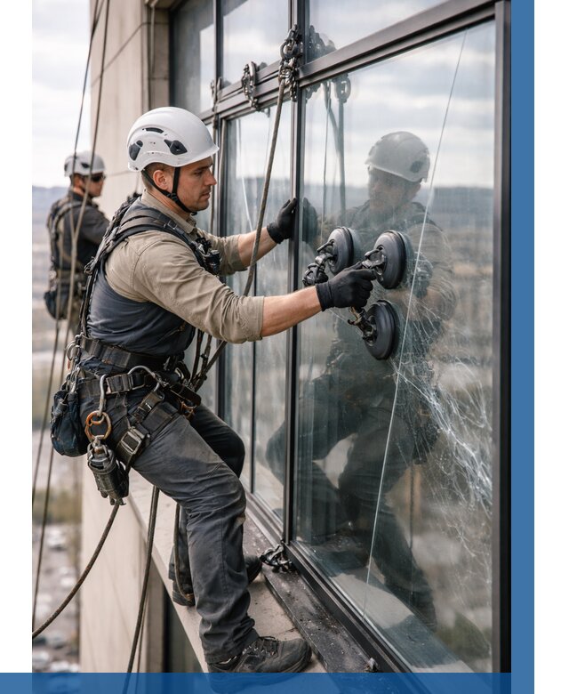 Замена стекла в витраже в Долгопрудном под ключ от 8624 р. | ВЫСОТНИК-Длг