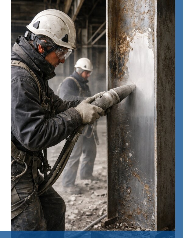 Удаление старой краски с металла в Долгопрудном от 457 р. | ВЫСОТНИК-Длг