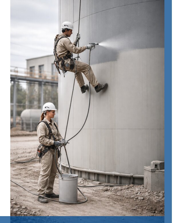 Покраска резервуаров в Долгопрудном от 1218 р. | ВЫСОТНИК-Длг — заказать