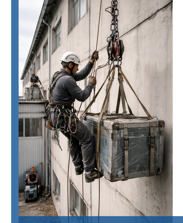 Подъем грузов на высоту в Долгопрудном для промышленных объектов