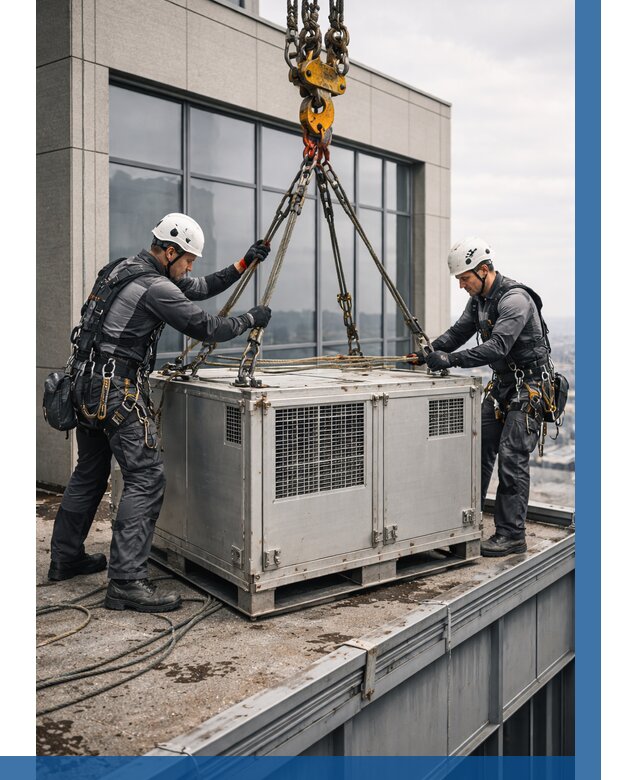 Такелажные работы на высоте в Долгопрудном от 8117 р. | ВЫСОТНИК-Длг