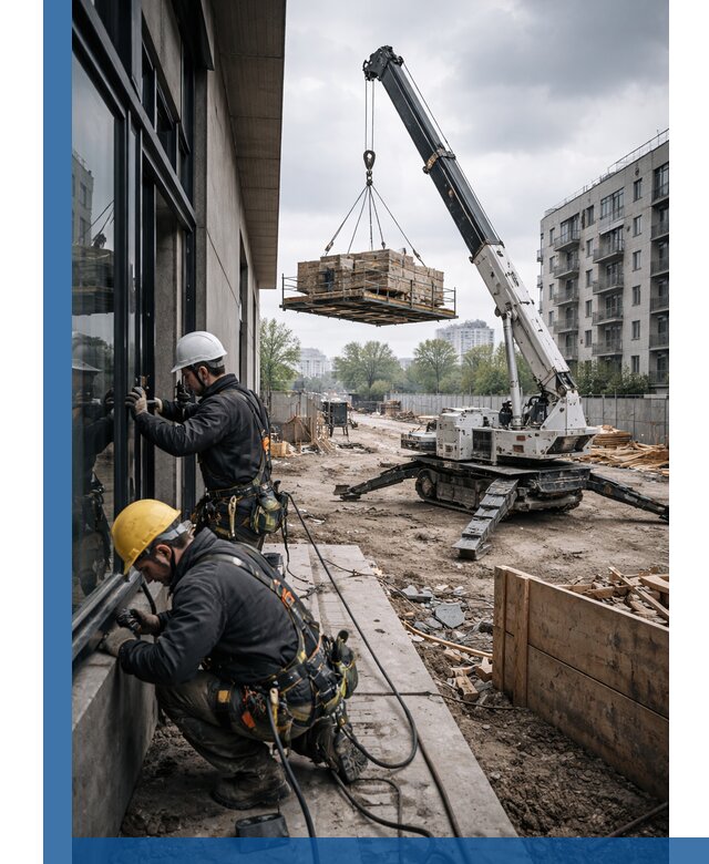 Аренда крана Пионер в Долгопрудном для строительных работ