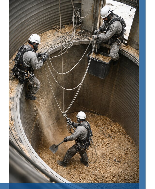 Чистка зерновых бункеров в Долгопрудном от 12175 р. | ВЫСОТНИК-Длг