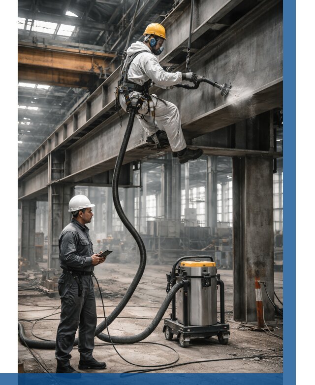 Обеспыливание конструкций в цехе в Долгопрудном от 4261 р. | ВЫСОТНИК-Длг