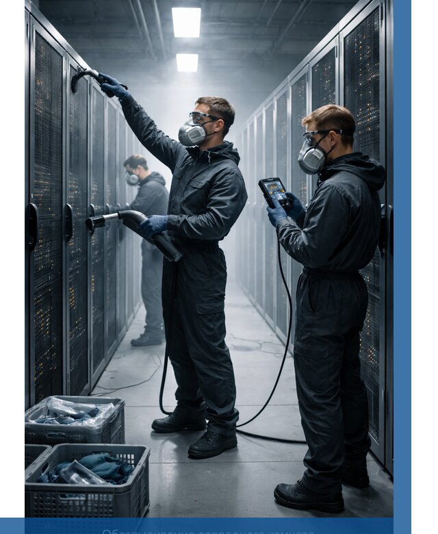 Обеспыливание серверной комнаты в Долгопрудном от 4566 р. | ВЫСОТНИК-Длг