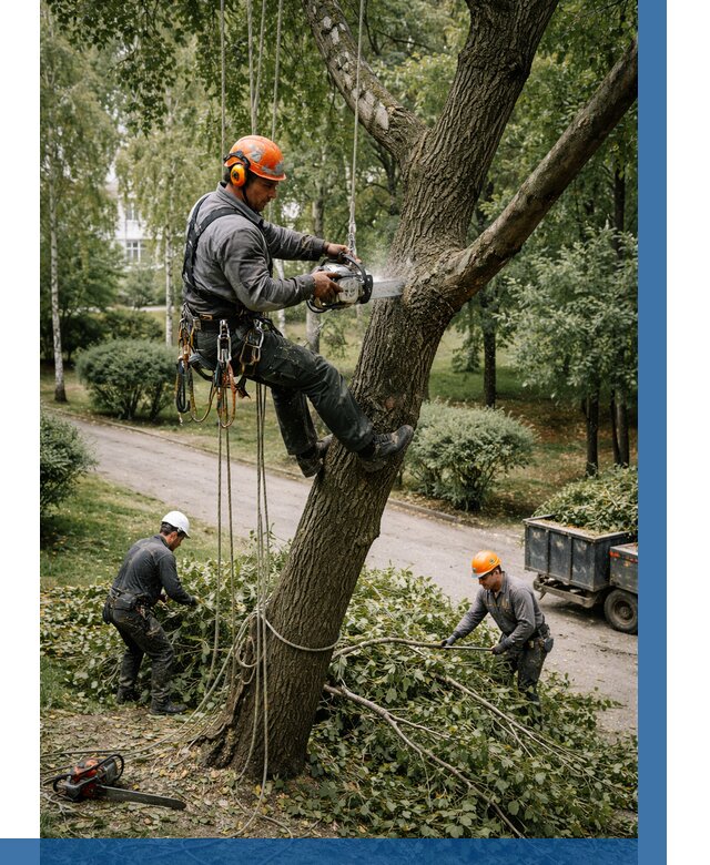 Кронирование деревьев в Долгопрудном от 6595 р. | ВЫСОТНИК-Длг