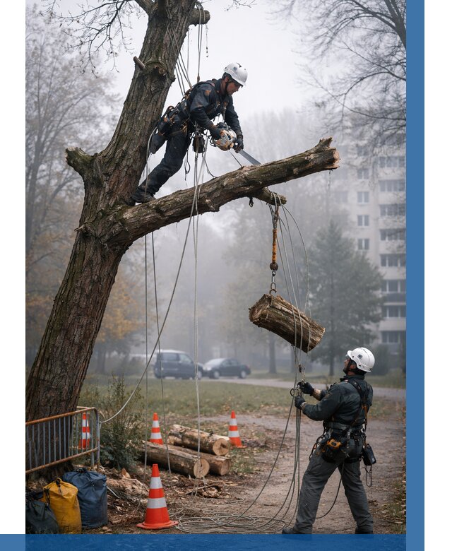 Удаление аварийных деревьев в Долгопрудном от 15219 р. | ВЫСОТНИК-Длг